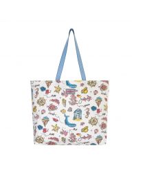 Summer Time Large Reversible Everyday Tote