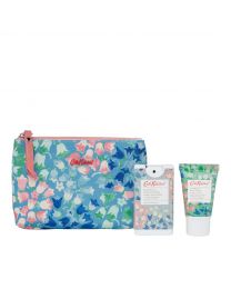 Painted Bluebell Cosmetic Pouch (with 30ml Hand Cream and 15ml Moisturising Antibacterial Hand Spray)