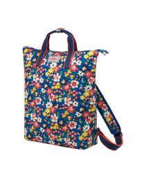 Portland Flowers Zip-Top Backpack