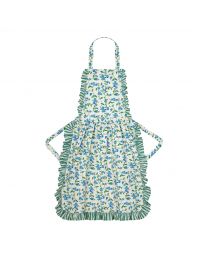 Forget me not Frill Apron