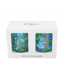 Forget me not Set of 2 Glasses