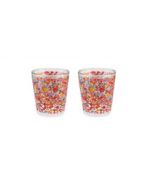 Lots of Love Ditsy Set of 2 Double Wall Glasses