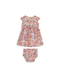Lots of Love Ditsy Baby Tie Back Dress