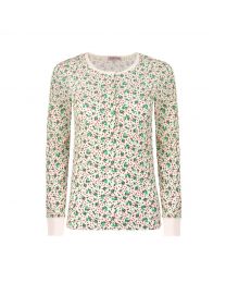 Roses and Hearts Long Sleeve Henley PJ Top