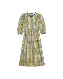 Sweet Pea Stripe Small Soft Waisted Dress