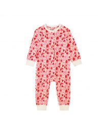 Marble Hearts Ditsy Footless Sleepsuit