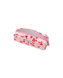 Marble Hearts Ditsy Classic Beauty Brushes Bag