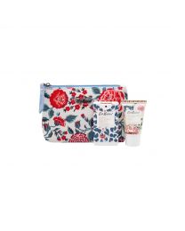 Strawberry Garden Cosmetic Pouch (with 30ml Hand Cream and 15ml Moisturising Antibacterial Hand Spray)