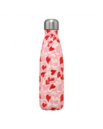 Marble Hearts Ditsy Stainless Steel Water Bottle
