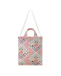 Patchwork Organic Cotton Tall Tote