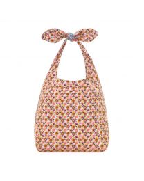 Summer Poppy Midscale Large Reversible Knotted Shopper