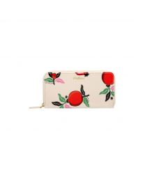 Pomegranate Continental Zip Wallet