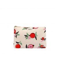 Pomegranate Zip Cosmetic Bag