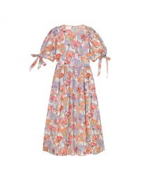 Summer Poppy Midscale Short Sleeve Soft Waisted Dress