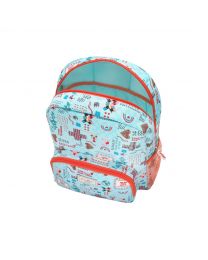 Patchwork Ditsy Kids Classic Large Backpack with Mesh Pocket