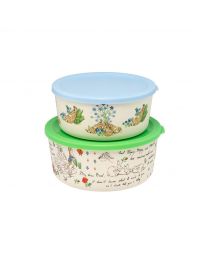 Peter Rabbit Sleeping Bunnies Set of 2 Round Lunch Boxes