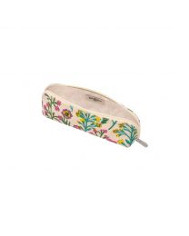 Paper Pansies Curved Pencil Case