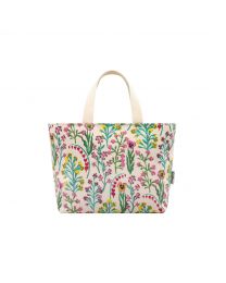 Paper Pansies Lunch Tote