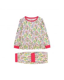 Paper Pansies Long Sleeve Frill Jersey PJs
