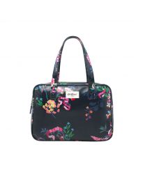 New Birds and Roses Large Boxy Zip Bag