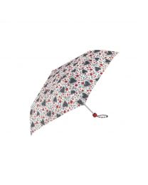 Floral Heart Frill Minilite Umbrella
