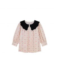 Bow and Arrow Scallop Collar Blouse