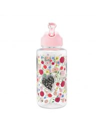 Floral Heart Frill 1L Water Bottle