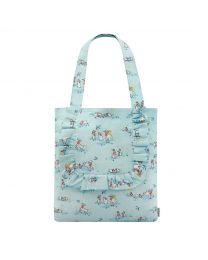 Spring Bunnies and Lambs Frill Tote