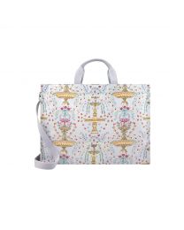 Floral Fountain Strappy Carryall 