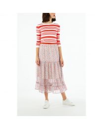 Ashbourne Ditsy Tiered Skirt