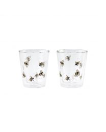 Bee Set of Two Double Wall Glasses