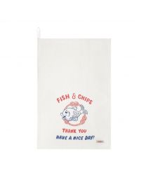 Fish & Chips Tea Towel