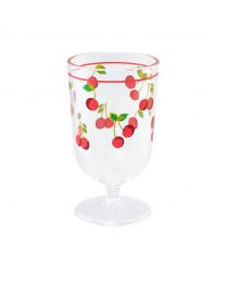 Cherries Wine Glass