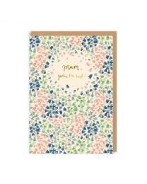 Mum, you're the best! Bluebells Greeting Card (A6)