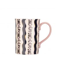 The Story Tree Floral Stripe Mug