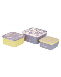 London Wisteria Set of 3 Snack Boxes