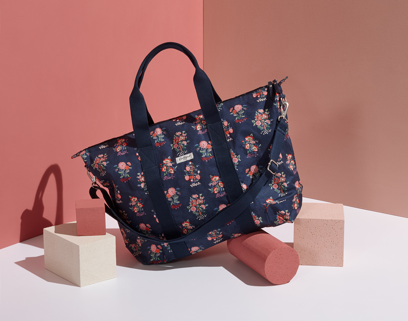 Buy Cath Kidston Blue Floral Print Handbag - Handbags for Women 1774996 |  Myntra